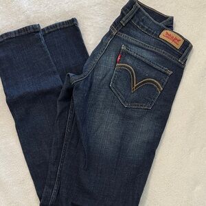 Levi's Women's Indigo Straight Leg Jeans
